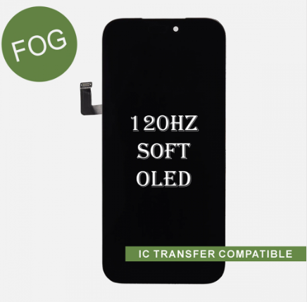 FOG OLED Display LCD Touch Screen Digitizer Frame For Iphone 17 Pro Max (IC Transfer Compatible)